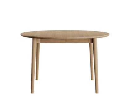 Expand Dining Table Circular Light oiled oak|Without extension plates