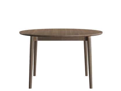 Expand Dining Table Circular Smoked oak|Without extension plates