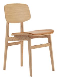 NY11 Dining Chair Natural oak - Dunes leather camel