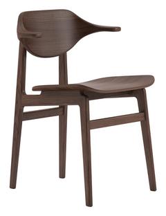 Bufala Dining Chair Dark smoked oak|Without seat cushion