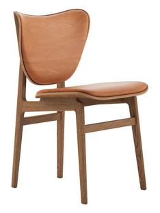 Elephant Dining Chair Light smoked oak|Dunes leather cognac