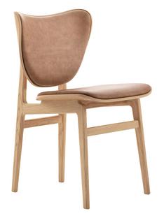 Elephant Dining Chair Natural oak|Dunes leather camel