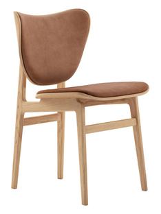 Elephant Dining Chair Natural oak|Dunes leather rust