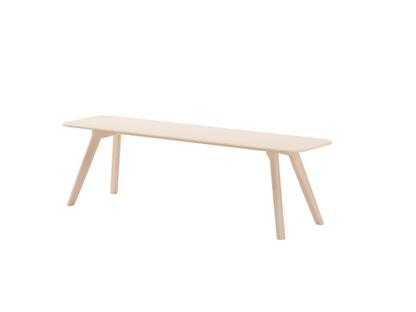 Meyer Bench 160 x 42 cm|Waxed ash with white pigment