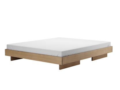 Zians Bed, 180 x 200 cm (Large), Without headboard, Waxed oak