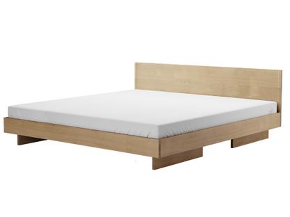 Aanhoudend hulp dividend Objekte unserer Tage Zians Bed, 200 x 200 cm (XLarge), With headboard,  Waxed oak by OUT, 2018 - Designer furniture by smow.com