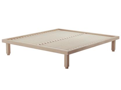 Kaya Bed 200 x 200 cm (XLarge)|Waxed oak with white pigment