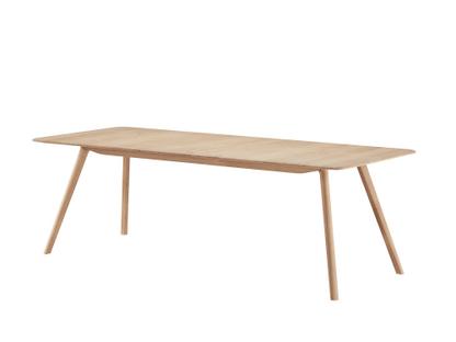 Meyer Extending Table 180/225 x 92 cm (Large)|Waxed oak with white pigment