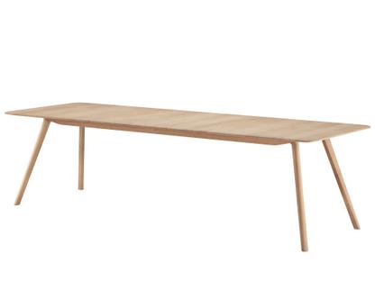 Meyer Extending Table 180/270 x 92 cm (XLarge)|Waxed oak with white pigment