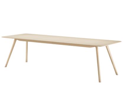 Meyer Extending Table 180/270 x 92 cm (XLarge)|Waxed ash with white pigment