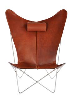 KS Chair Cognac|Stainless steel