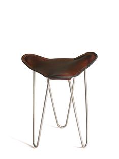 Trifolium Stool Mocca|Stainless steel