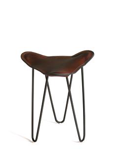 Trifolium Stool Mocca|Steel, black powder-coated