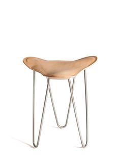 Trifolium Stool Nature|Stainless steel