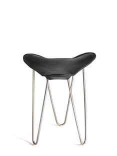 Trifolium Stool Black|Stainless steel