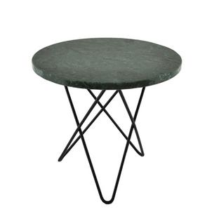 Mini O Table Green Indio|Steel, black powder-coated