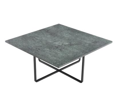 Ninety Table Large (H 35 x W 80 x D 80 cm)|Green Indio|Steel, black powder-coated