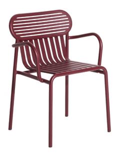 Week-End Chair With armrests|Burgundy