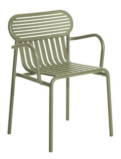 Week-End Chair With armrests|Jade Green