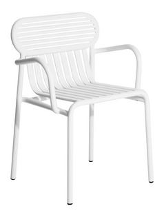 Week-End Chair With armrests|White