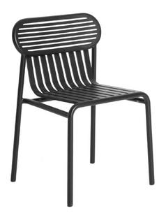 Week-End Chair Without armrests|Black