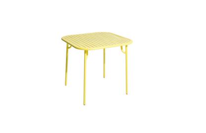 Week-End Table S (85 x 85 cm)|Yellow