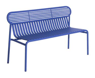 Week-End Bench With backrest|Blue