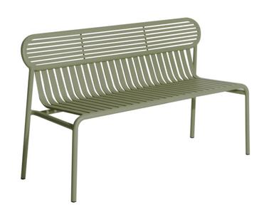 Week-End Bench With backrest|Jade Green
