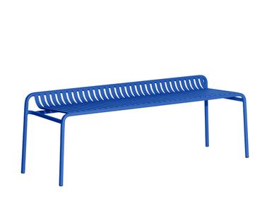 Week-End Bench Without backrest|Blue