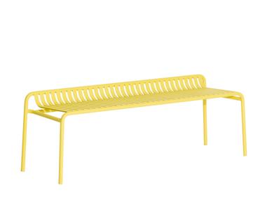 Week-End Bench Without backrest|Yellow