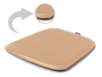 Leather Seat Pad for Eames Armchairs  Front and back leather|Beige