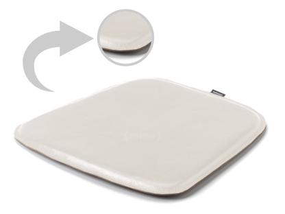 Leather Seat Pad for Eames Armchairs  Front and back leather|Cream white
