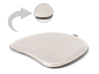 Seat Pad Leather for Panton Chairs Front and back leather|Cream white