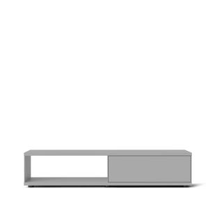 Flow Q Lowboard 160 cm|33,6 cm (drawer)|Cool Grey