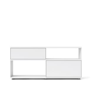 Flow Q Sideboard 160 cm|73,9 cm (1 drawer and 1 flap)|White