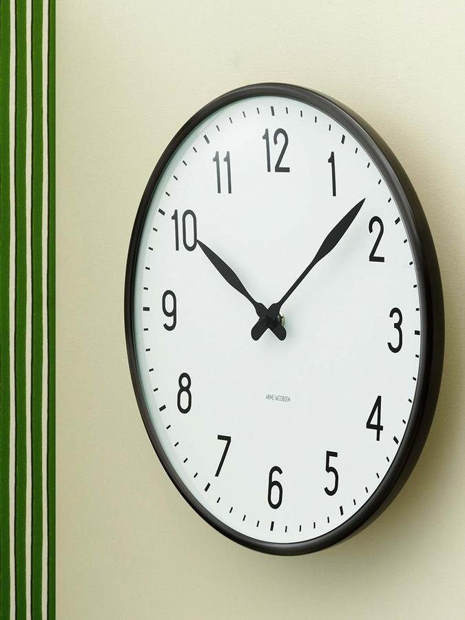 The clock is the door. The clock is the door