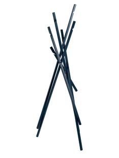 Sticks Coat Rack Ash night blue matt