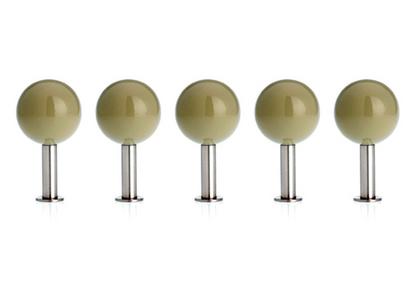 Dots Wall Hooks Set of 5 Safari