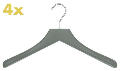 Coat Hangers 0112 Set of 4 Granite|Chrome matt
