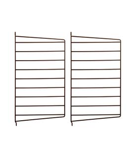 String System Wall Panel Set of 2|50 x 30 cm|Brown