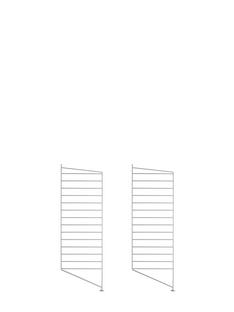 String System Floor Panel Set of 2|85 x 30 cm|Grey