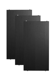 String System Shelves (Set of 3) 58 x 30 cm|Black ash veneer