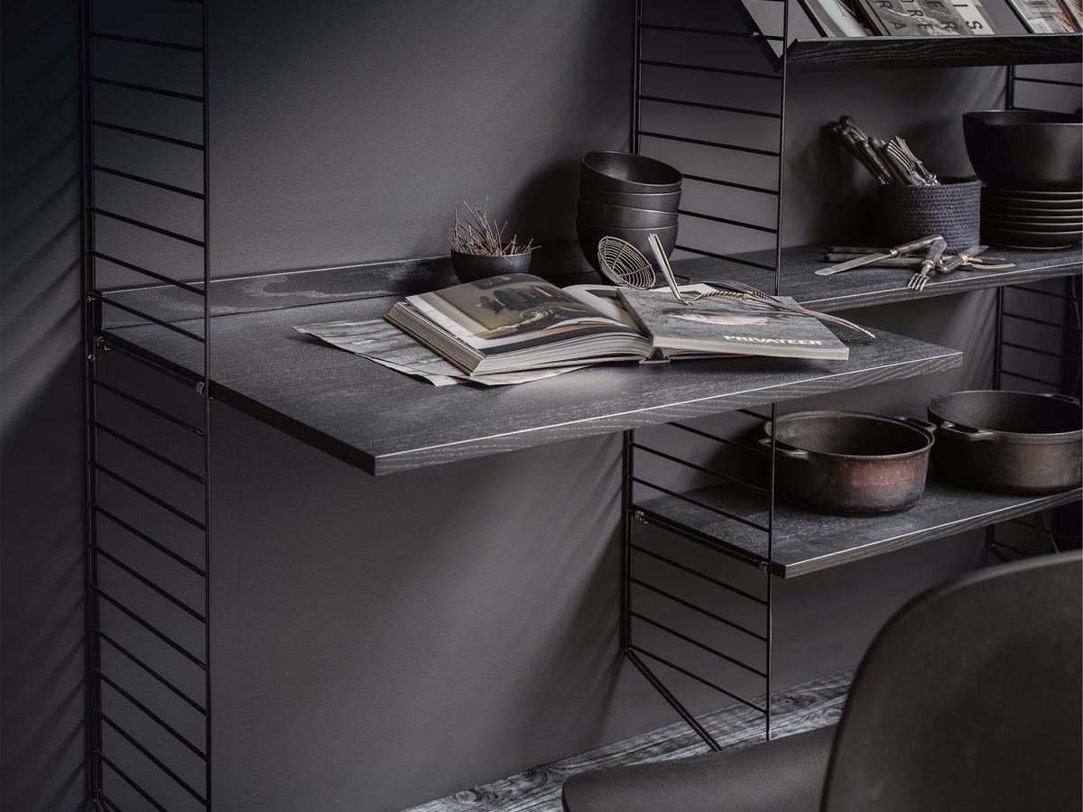 String System Work Desk Black Ash Veneer By Nisse Strinning 1949 Here For More Images