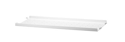 String System Metal Shelf 58 x 20 cm|Edge shallow|White