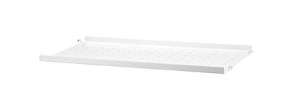 String System Metal Shelf 58 x 30 cm|Edge shallow|White