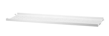 String System Metal Shelf 78 x 20 cm|Edge shallow|White