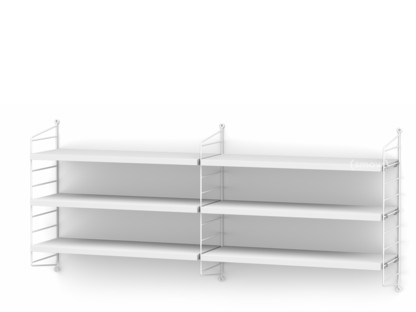 String System Shelf M 20 cm|White|White lacquered