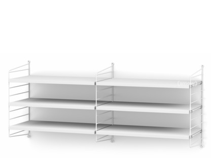 String System Shelf M 30 cm|White|White lacquered