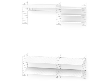 String System Coat Rack Version 2 (W 140cm)|White