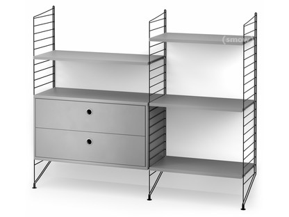 String System Floor Shelf with Drawers 